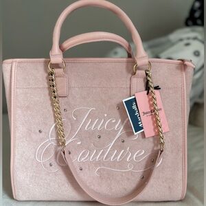 BNWT Juicy Couture Pink Diamond Beach tote